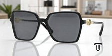 VERSACE VE4396 GB1 87 Black Dark Grey 58 mm Women's Sunglasses