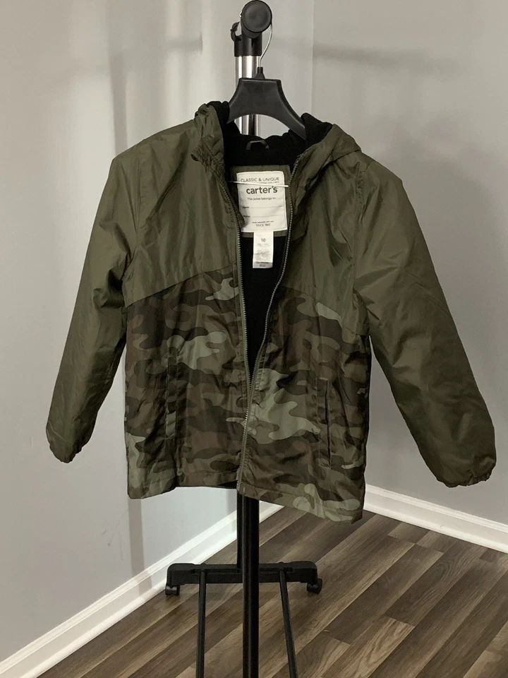 Carter's Boys' Fleece Lined Perfect Midweight Jacket Size 10 - Image 2 of 4