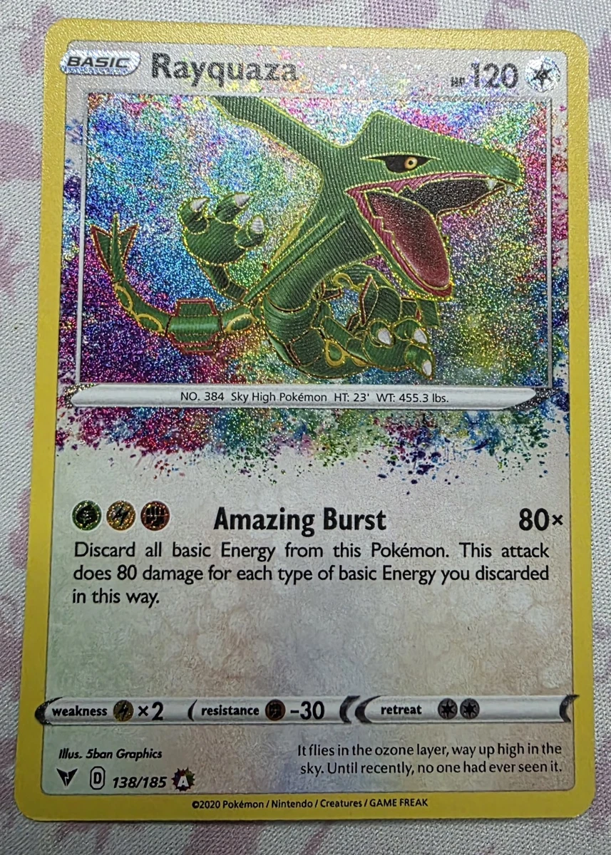 Rayquaza 138/185 Swsh04: Vivid Voltage for sale | eBay
