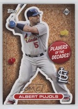 2020 Topps Stickers Players of the Decades Albert Pujols Domingo Santana 7j0