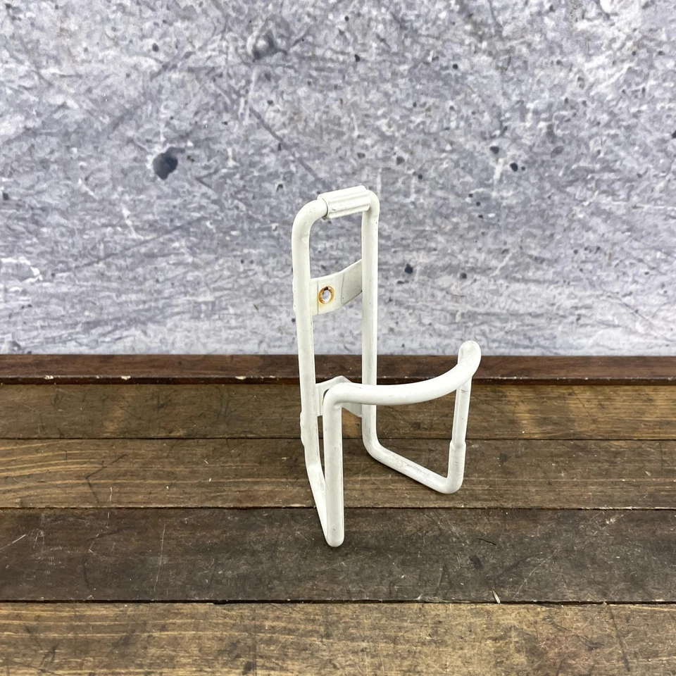 Jaula para botellas de agua vintage GT estampada All-Terra blanca 2 MTB Mountain Café años 90 Foto 3 de 4