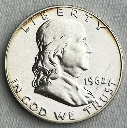 1962 FRANKLIN HALF DOLLAR PROOF