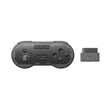 8BitDo SN30 2.4G Wireless Gamepad Original SNES/SFC Black Transparent Edition