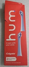 Colgate Hum Replacement Heads For Electric Toothbrush, Pack of 2 Blue Box Damage