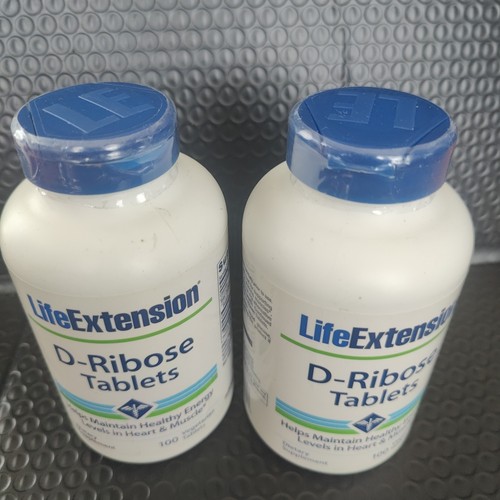 2 New Life Extension D-Ribose Tablets 100 Veg Tabs 06/2021 1 - Picture 2 of 7