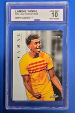 Leaf 2024 Rookie Lamine Yamal #R-28 CGC Gem Mint 10 Barcelona La Liga Soccer