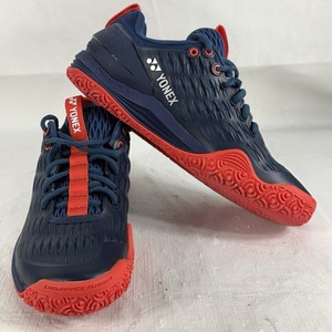 Yonex Eclipse Tennis Shoes Men’s 7.5 - Navy & Fluorescent Orange Needs Insoles