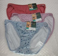 NWT set of 3 VANITY FAIR ILLUMINATION STRING BIKINI 18108 SWEETHEART dots LYCHEE