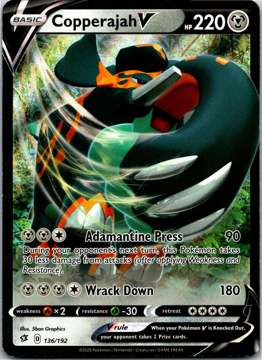 Copperajah V Pokémon TCG Cards for sale
