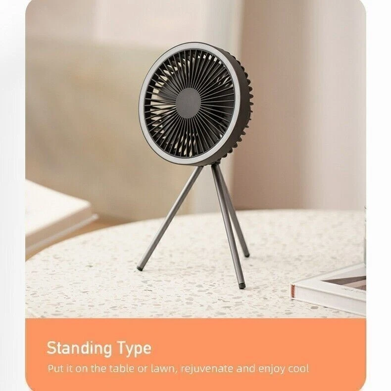 Creative Dual-use Tripod Portable Camping LED Fan