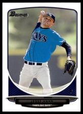 2013 Bowman Prospects Jesse Hahn Tampa Bay Rays #BP7