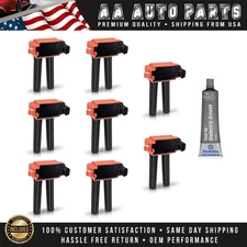 8 Energy Ignition Coil & Tune Up Grease for Dodge Ram Chrysler Jeep 5.7L 6.4L