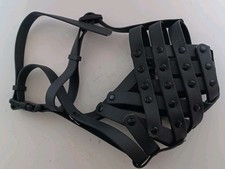 Pitbull Muzzle Basket Muzzle for M Snout Cir: 9.75-11 Black