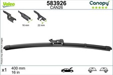 VALEO Wischblatt Scheibenwischer CANOPY 583926 für VW POLO 5 6R1 6C1 Van GOLF 7