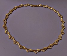 Superbe collie Ted Lapidus collier plaqué or 18carat Ted Lapidus Paris Necklace