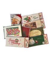 Vintage Lot Of Christmas Cards 54 Total Cards Happy Holidays Money Holders