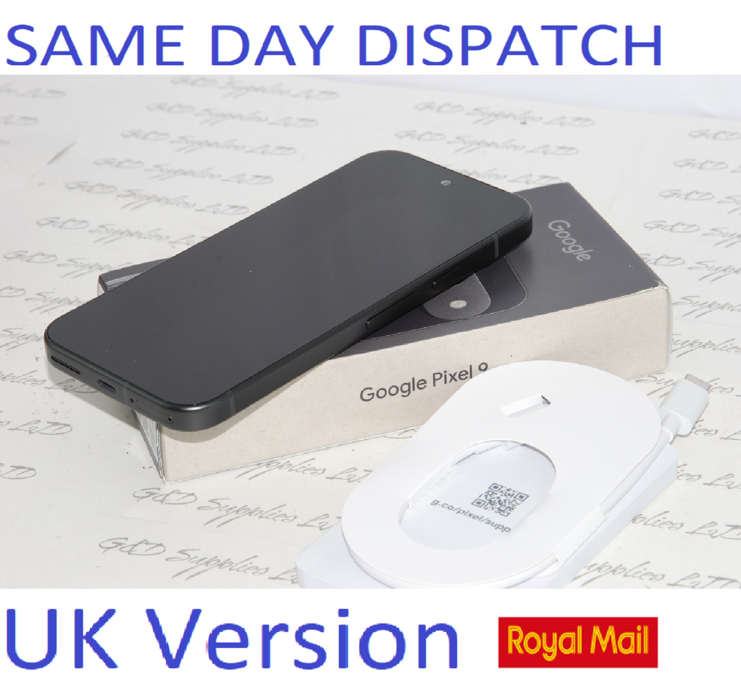 ## Google Pixel 9 Mobile Phone 128GB (Unlocked) Obsidian 5G Sim-free UK Version 