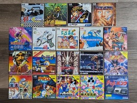 PC Engine Console + 23 HuCard Games Set Tested Japan Doraemon Mr Heli Turbo