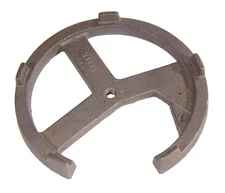 B&P Lamp 9 1/2 Inch Diameter 5 Pound Cast Iron Loader for Floor Lamp Bases Co...