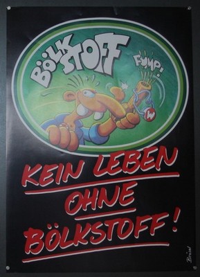 Werner Kein Leben Ohne Bölkstoff Poster - Brösel Original ca. 42x59cm