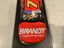 JUSTIN ALLGAIER AUTOGRAPHED 2025 CHEVY CAMARO BRANDT DIECAST  CHAMPIONSHIP CARD