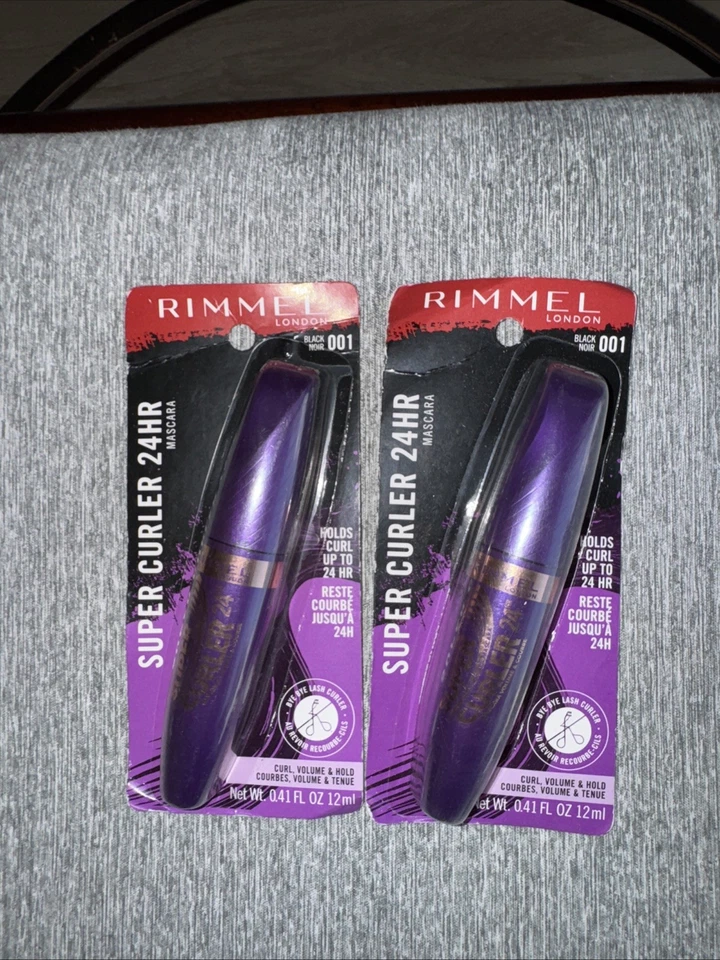 Rimmel Super curler 24HR 001 Black 2 Pack Free Shipping - Image 4 of 4