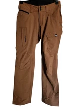 TRUEWERK T3 Utility Werkpant Brown Women's Size 4 SHORT EXCELLENT 