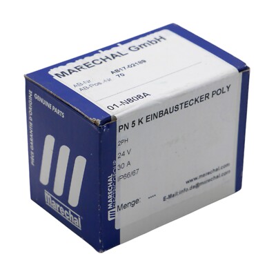 Marechal Electric PN 5 K AB17-02189 Einbaustecker / Built-in Plug -sealed-