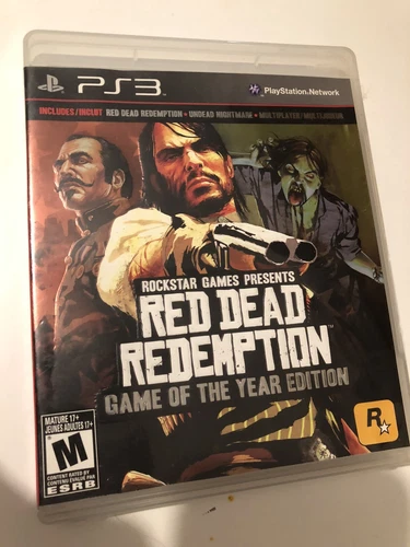 Red Dead Redemption Game of the Year Sony PlayStation 3
