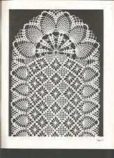 Vintage Crochet Patterns Elizabeth Hiddleson Vol 30 Table Runners Doilies K02