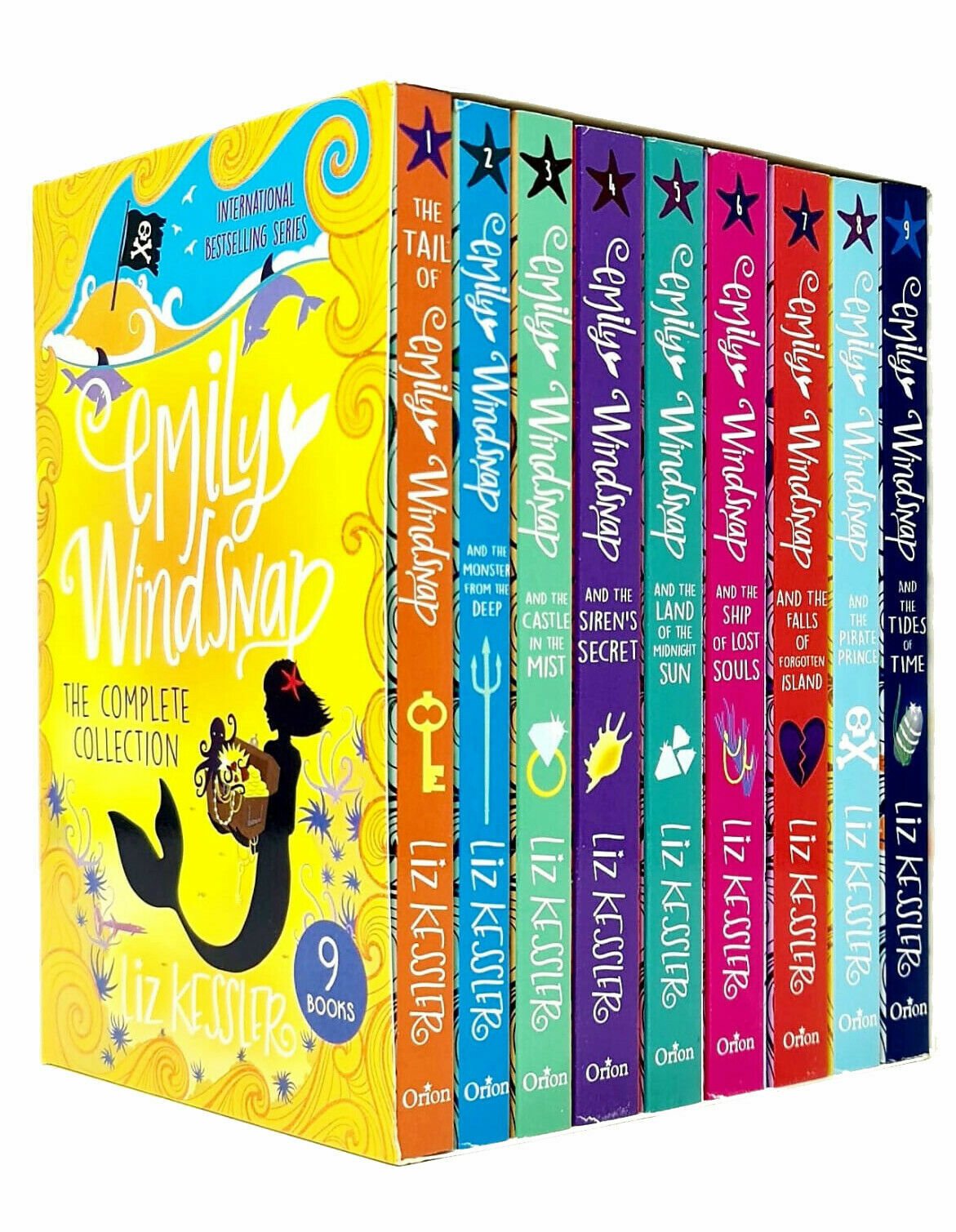 Emily Windsnap Series The Complete Collection 9 Books Set by Liz Kessler Pirate