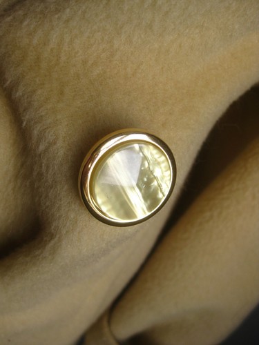 ANNALISA FERRO 100% WOOL COAT small 8 10 TRENCH long yellow BLOGGER mohair Italy - Picture 20 of 24