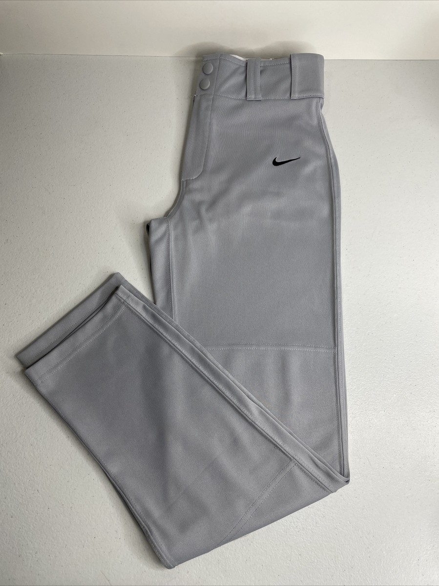 Nike Dri-Fit Core 615283-052 Grey Baseball Pants Youth Large