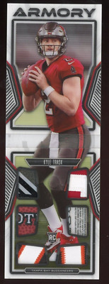 Kyle Trask 2021 Playbook Armory Patch Ball Laundry Tag Book Serial #d 15/25