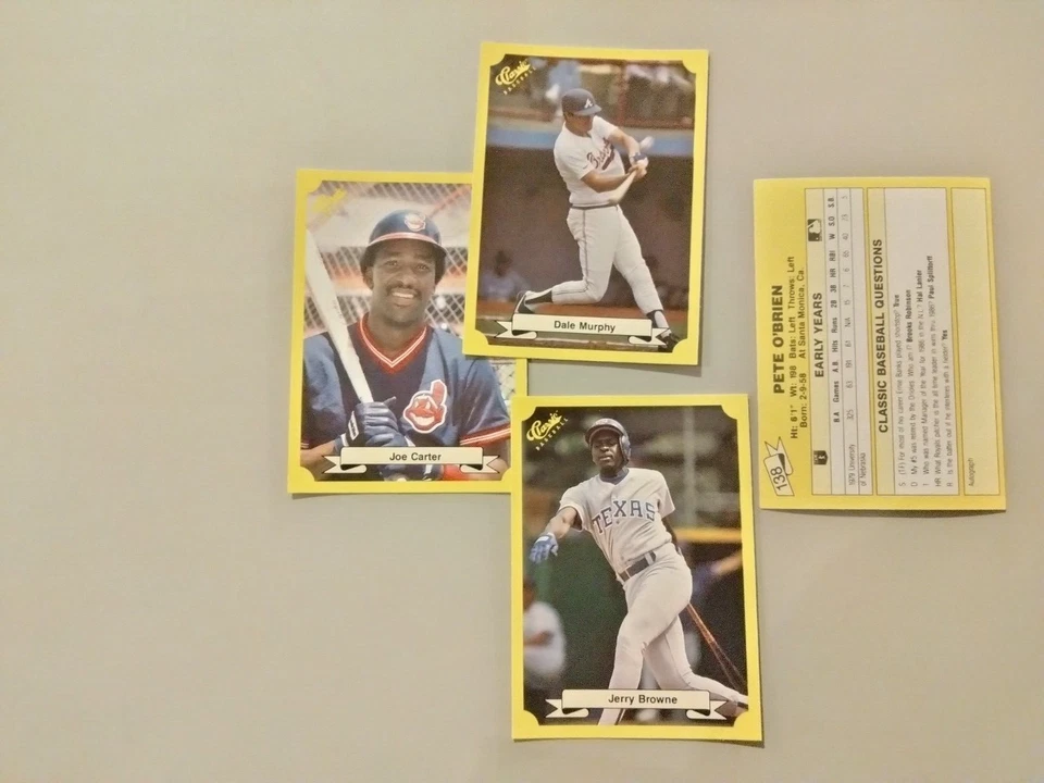 1987 Baseball Travel Edition⚾ cards (you pick) yellow back singles Free Ship - Image 2 of 2