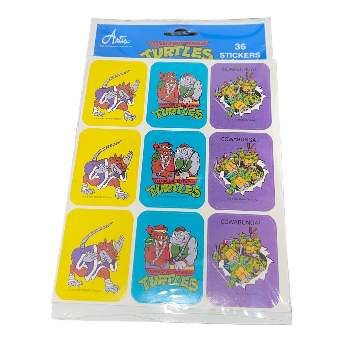 mygページ VTG Teenage Mutant Ninja Turtles TMNT 36 Stickers 16947 Paper