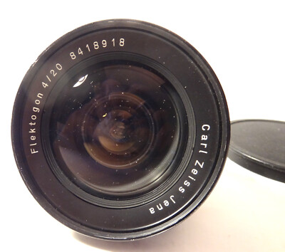 CARL ZEISS JENA FLEKTOGON 4/20 Nr.8418918 VINTAGE mit 2 Stopfen