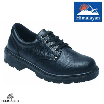 Himalayan 2414 S1P SRC Black Leather Steel Toe Cap Work Safety Shoes  Footwear