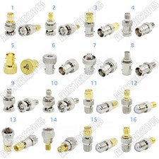 1x SMA RP-SMA Male Female to BNC RP-BNC F Plug Jack Adapter RF Coaxial Connector