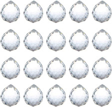 20mm Clear Crystal Ball Prisms Pendant Suncatcher - Pack of 20