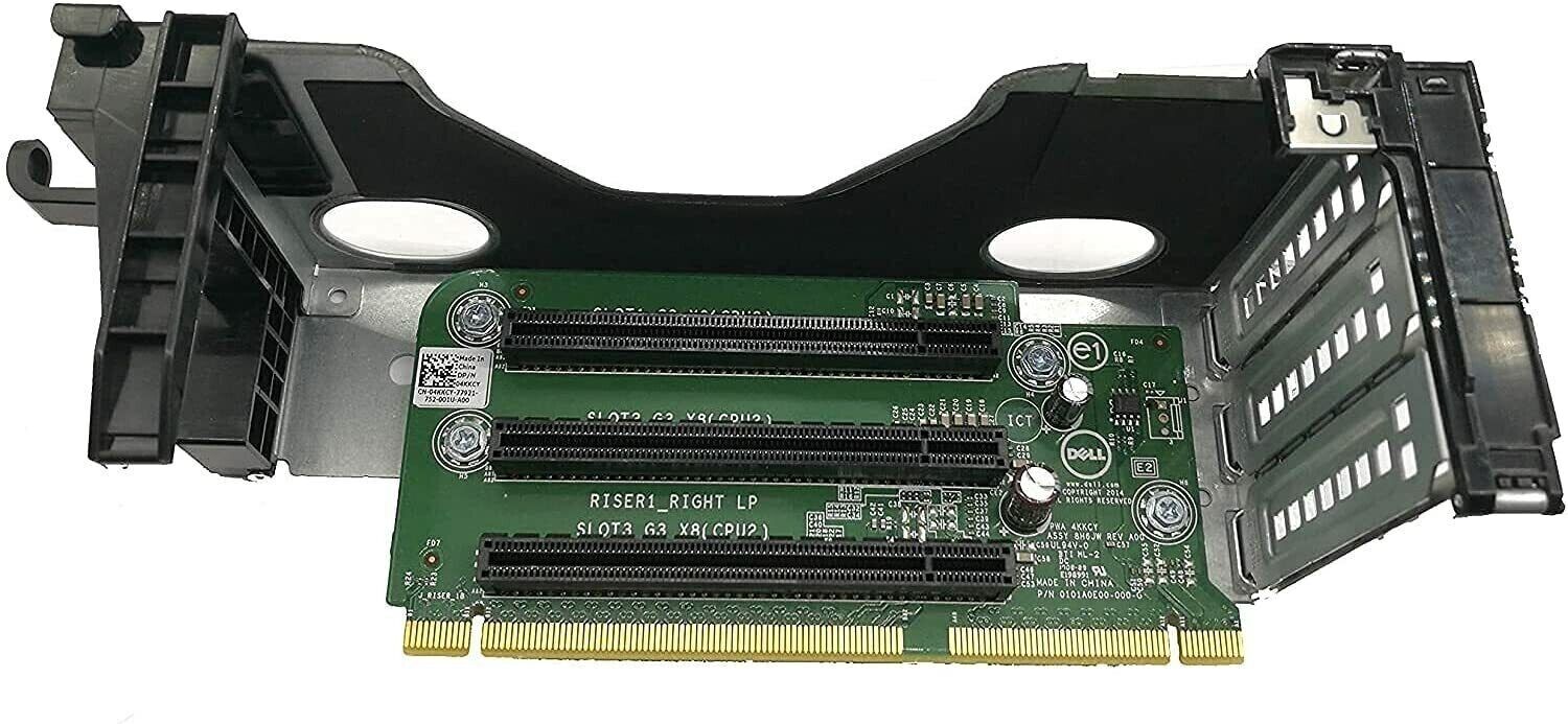 8H6JW 4KKCY NEW OEM DELL POWEREDGE R730 R730xd 3 Slot PCI-E x8