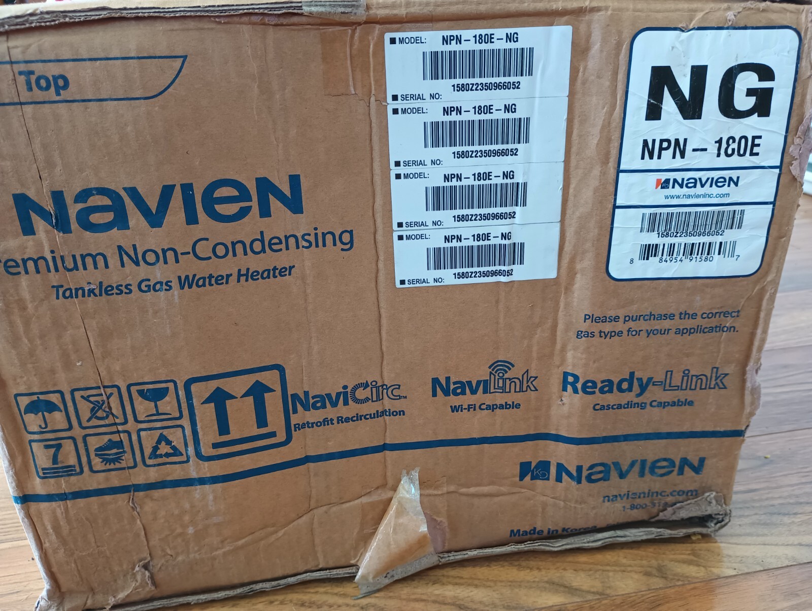 Navien NPN 180E Natural Gas Tankless Hot Water Heater Falak Tayyeb