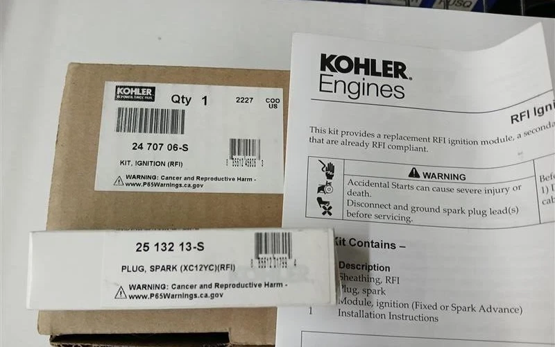 Kit de encendido KOHLER 24 707 06-S RFI reemplaza 24 584 14-S PARA CH730-0130 Vermeer Foto 3 de 4