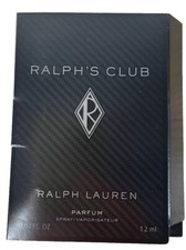 1 RALPH'S CLUB by RALPH LAUREN Men's PARFUM Spray Sample Vials 1.2ml/.04oz