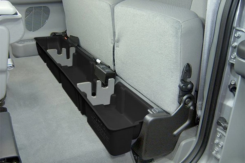 DU-HA Under Seat Black Storage Case for 00-16 Ford F-250 F-350 F-450 Super Duty - Image 2 of 4