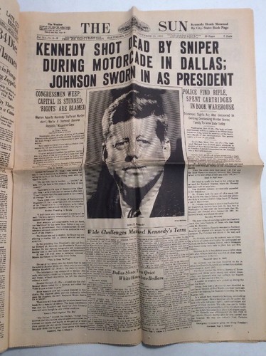 Newspaper Headlines Of The 20th Century Souvenier Collection PreownedBook.com - Picture 7 of 12