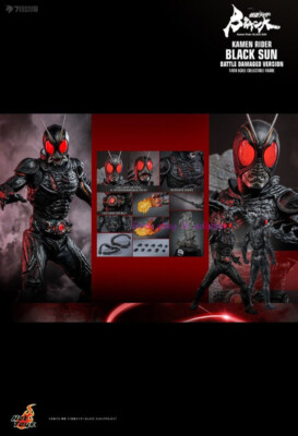 Perfect Hot Toys 1/6 Tms115 Kamen Rider Black Sun Battle Damaged