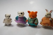 Lil Woodzeez  Lot Of 4 Hoppingood Rabbit, Dalmatian, Fox