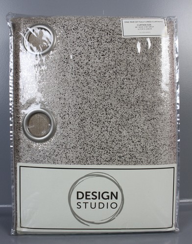 Design Studio Ösen Vorhang Paar blickdicht gold 117x229cm Nova Champagne B33-NC - Bild 6 von 10