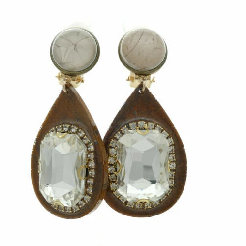 Handgefertigter Mode-Ohrschmuck Kristall